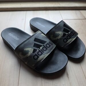 Adidas Adilette Comfort Slide Sandles Beach Summer Streetwear Shoes Camo Men's 7